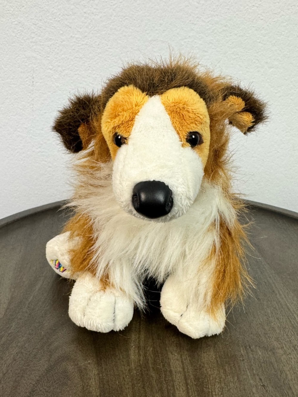 Ganz Webkinz Collie Dog Plush Stuffed Animal Toy Shaggy HM149 No Code 8 inch - Picture 1 of 11